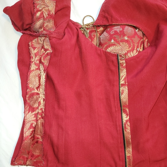 Silk Lengha Size 8. - Picture 13 of 16